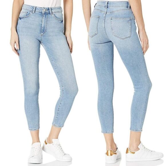 NWT DL1961 Farrow Instasculpt  High Waist Crop Sorrento Skinny Jeans Sz 24 $189 - Picture 1 of 10